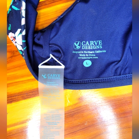 NWOT Blue bikini top - Picture 4 of 4